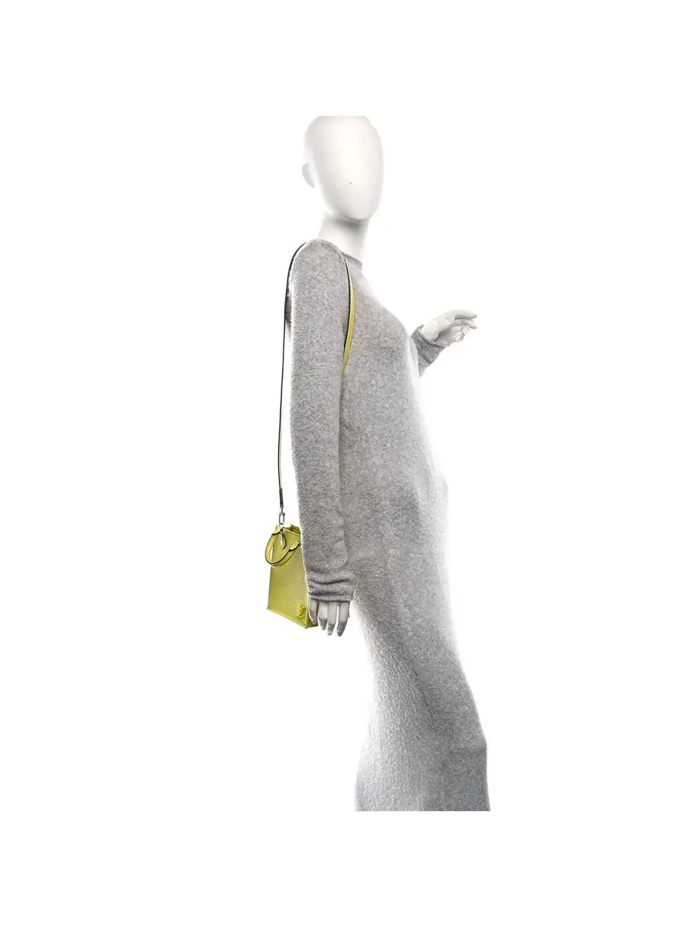 Louis Vuitton Epi Petit Sac Plat Yellow #291039L72B